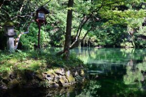 出流原弁天池湧水　栃木県佐野市